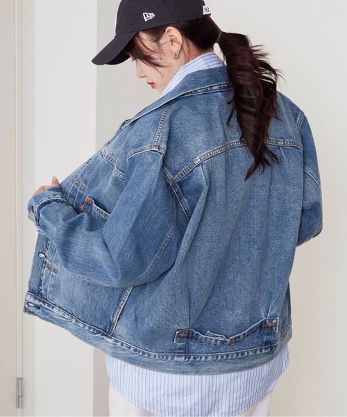 Levi's(リーバイス)の「LEVI'S/リーバイス TYPE I TRUCKER デニムジャケット 1936年復刻 Levi's Premium Gジャン 2026秋冬 秋服 冬服(デニムジャケット・メンズ・ブラック/ライトブルー/ブルー・M/XL/L/S)」の21枚目の写真