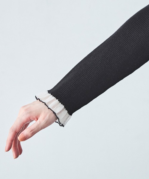 ANDMARY♡新品タグ付き♡ラーラニットトップス BLACK XLARGE（エクストラ ラージ） 30%OFFセール セーター ニットトップス