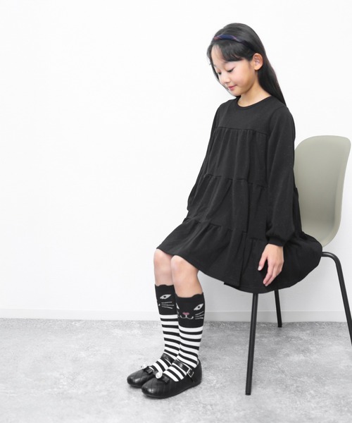 SOROTTO(ソロット)の「軽量 ビジュー付きリボン ストラップシューズ/フォーマルシューズ(ドレスシューズ・キッズ・ブラック/ホワイト・22.0cm/21.0cm/20.0cm/19.0cm)」の22枚目の写真