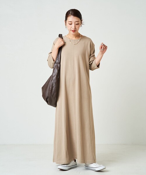 セール】限定展開 Aラインシルエット ロング ワンピース（ワンピース