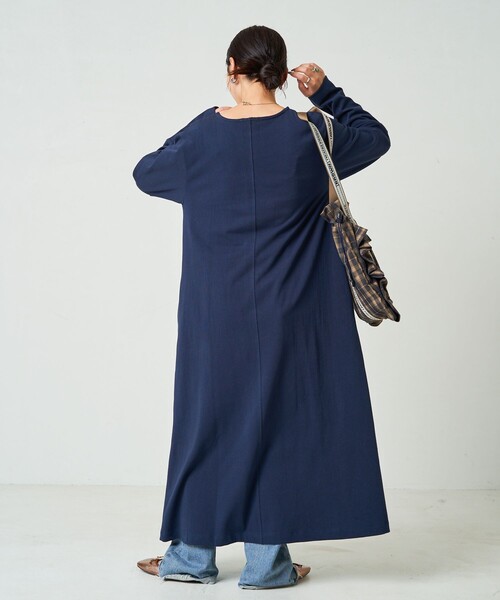 セール】限定展開 Aラインシルエット ロング ワンピース