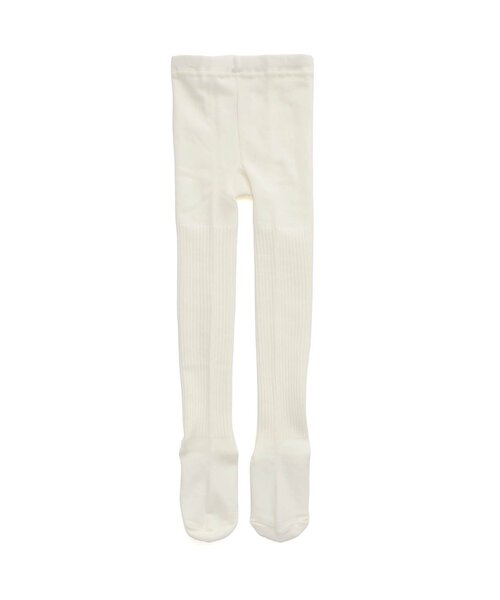Ampersand（アンパサンド）の「シンプル リブタイツ（タイツ/ストッキング・キッズ・グレー/オフホワイト/ブラウン/エンジ/マスタード/チャコール・110/120/80/140/90/100）」の2枚目の写真