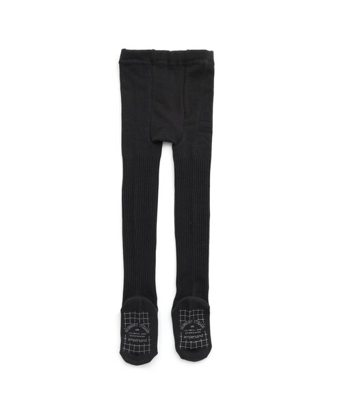 Ampersand（アンパサンド）の「シンプル リブタイツ（タイツ/ストッキング・キッズ・グレー/オフホワイト/ブラウン/エンジ/マスタード/チャコール・110/120/80/140/90/100）」の12枚目の写真