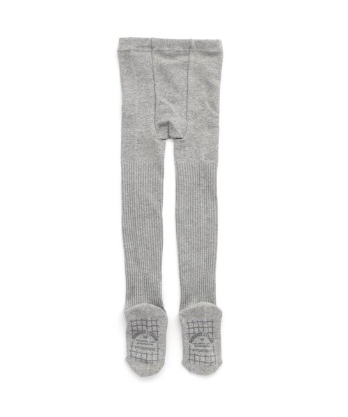 Ampersand（アンパサンド）の「シンプル リブタイツ（タイツ/ストッキング・キッズ・グレー/オフホワイト/ブラウン/エンジ/マスタード/チャコール・110/120/80/140/90/100）」の10枚目の写真