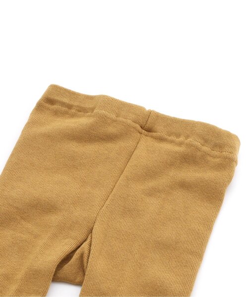 Ampersand（アンパサンド）の「シンプル リブタイツ（タイツ/ストッキング・キッズ・グレー/オフホワイト/ブラウン/エンジ/マスタード/チャコール・110/120/80/140/90/100）」の7枚目の写真