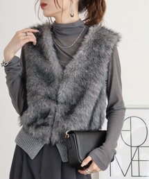je crois soi ニットファーベスト