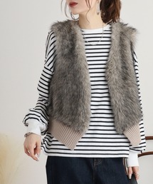 je crois soi ニットファーベスト