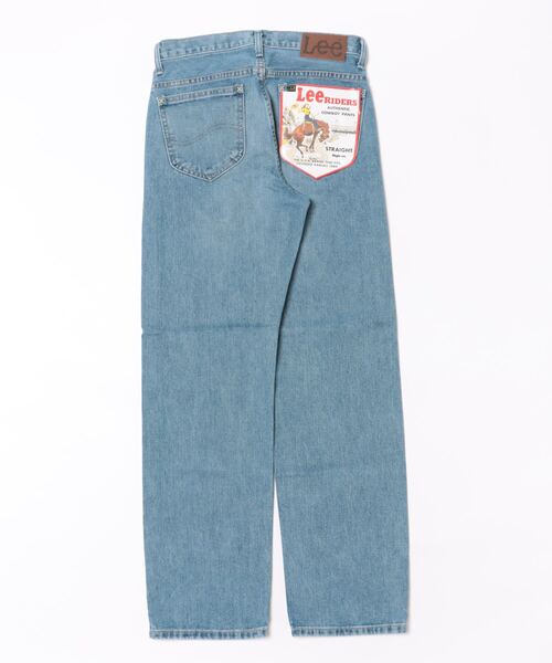 Lee(リー)の「【Lee】ストレートデニム(デニムパンツ・レディース・ライトインディゴブルー・S/M/L/XL)」の2枚目の写真