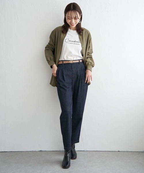 ikka(イッカ)の「プレーンベルト 18mm(ベルト・レディース・ホワイト/ダークブラウン/ネイビー/ベージュ/ブラック・FREE)」の9枚目の写真