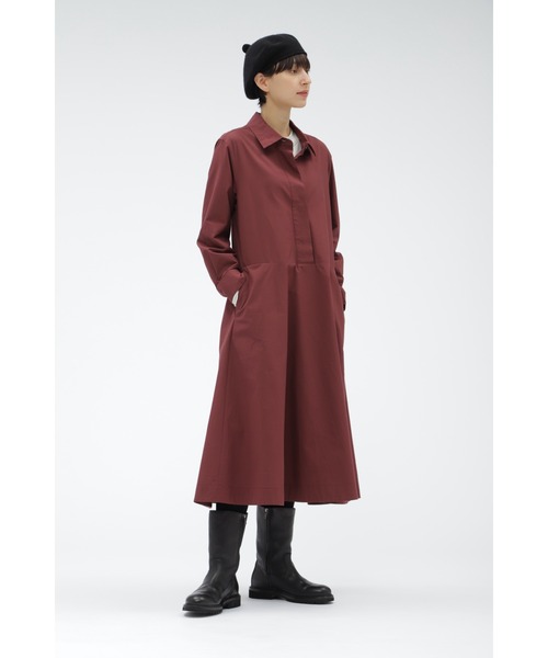 美品 MARGARET HOWELL マーガレットハウエル シルク混ワンピース1 ☆美品☆MARGARET HOWELL シルク混ノースリーブワンピース