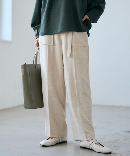 RONEL（ロネル）の「ツイードベイカーパンツ（その他パンツ・レディース・オフホワイト/ブラック/モカ・L/M/S）」の5枚目の写真