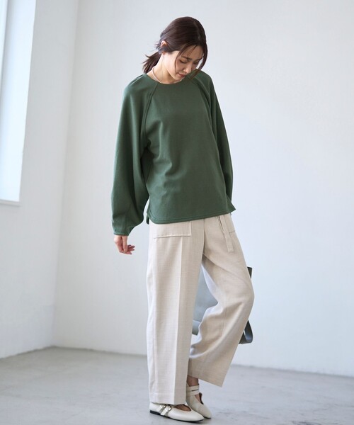 RONEL（ロネル）の「ツイードベイカーパンツ（その他パンツ・レディース・オフホワイト/ブラック/モカ・L/M/S）」の6枚目の写真