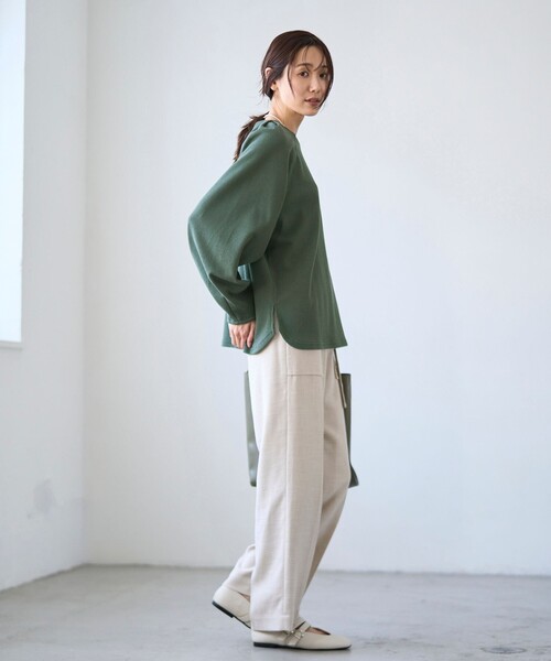 RONEL（ロネル）の「ツイードベイカーパンツ（その他パンツ・レディース・オフホワイト/ブラック/モカ・L/M/S）」の7枚目の写真