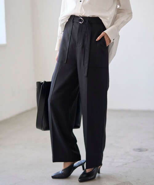 RONEL（ロネル）の「ツイードベイカーパンツ（その他パンツ・レディース・オフホワイト/ブラック/モカ・L/M/S）」の10枚目の写真