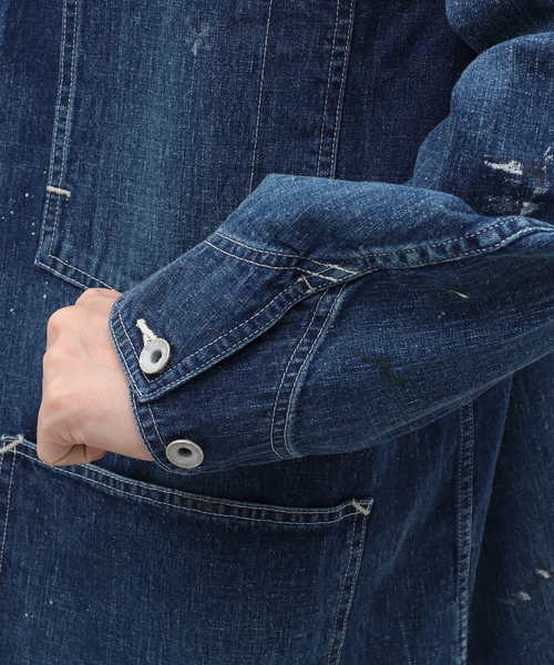 JOURNAL STANDARD STEAD カバーオール ベスト J.S.Homestead / PAINT DENIM CHORE COAT（カバーオール