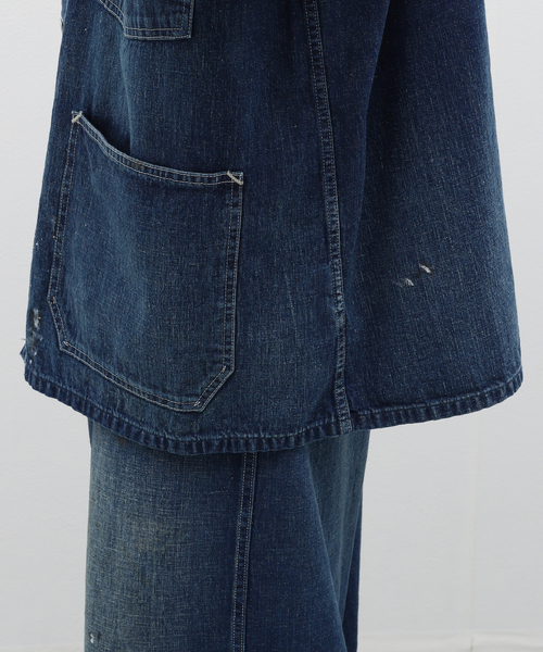 JOURNAL STANDARD STEAD カバーオール ベスト J.S.Homestead / PAINT DENIM CHORE COAT（カバーオール