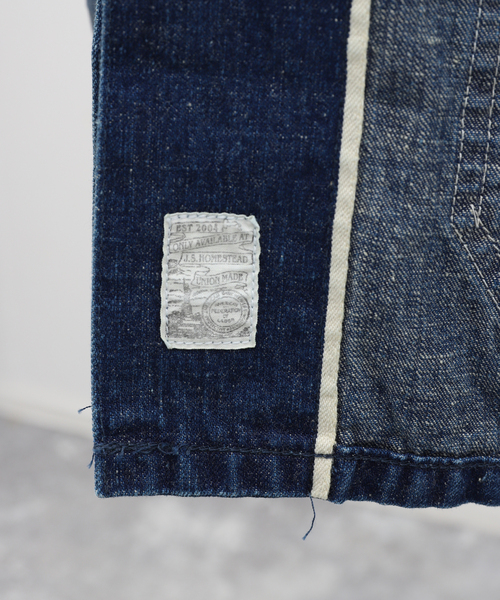 JOURNAL STANDARD J.S HOMESTEAD(ジャーナルスタンダードホームステッド)の「J.S.Homestead / PAINT DENIM CHORE COAT(カバーオール・メンズ・ブルー系その他・MEDIUM/LARGE)」の21枚目の写真
