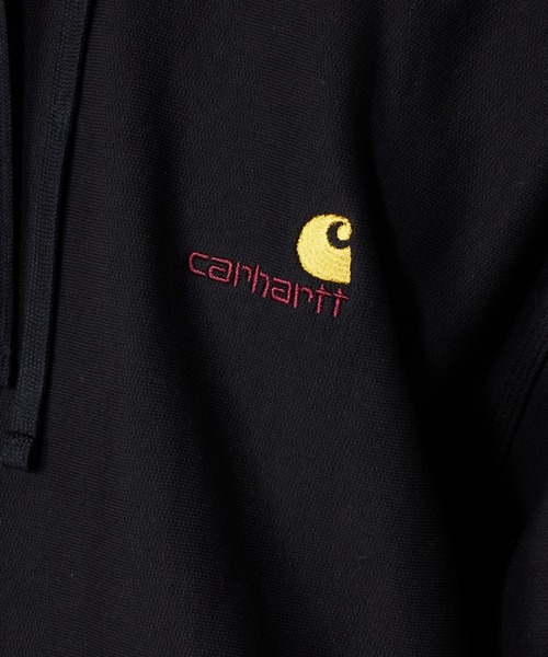 Carhartt WIP(カーハートダブリューアイピー)の「【Carhartt WIP】アメリカンスクリプトフーデッドスウェット / HOODED AMERICAN SCRIPT SWEATSHIRT / I028279(パーカー・メンズ・ブラック・S/M/L)」の12枚目の写真