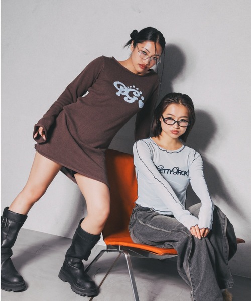 HTH(エイチティーエイチ)の「knit op(ワンピース・レディース・ブラック/レッド/ブラウン・フリー)」の8枚目の写真
