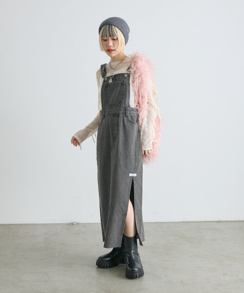 w closet(ダブルクローゼット)の「フェザートートBAG(トートバッグ・レディース・グレー/オフホワイト/ピンク・ONE SIZE)」の15枚目の写真