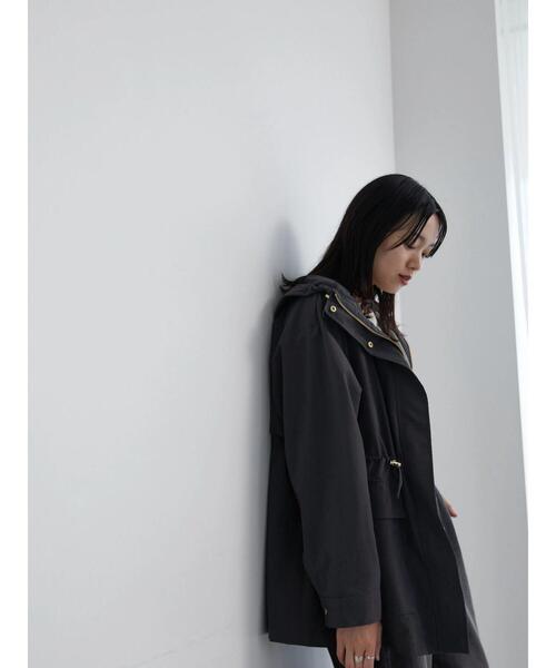 Samansa Mos2 blue（サマンサモスモスブルー）の「【撥水/マルチウェイ】ボアベストライナー付マウンテンパーカー（ブルゾン・レディース・カーキ/チャコールグレー/ベージュ・F）」の10枚目の写真