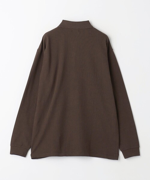 green label relaxing（グリーンレーベルリラクシング）の「ハイツイスト カノコ ポロシャツ（ポロシャツ・メンズ・ブラック/ダークブラウン・S/M/L/XL）」の9枚目の写真