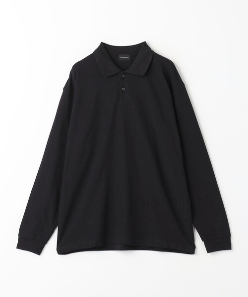 green label relaxing（グリーンレーベルリラクシング）の「ハイツイスト カノコ ポロシャツ（ポロシャツ・メンズ・ブラック/ダークブラウン・S/M/L/XL）」の13枚目の写真