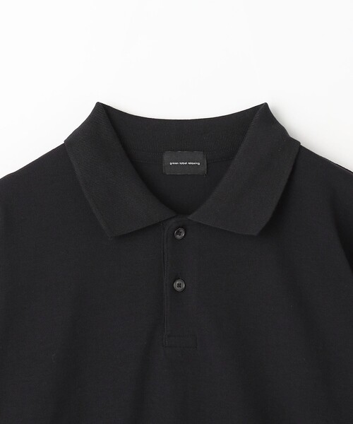 green label relaxing（グリーンレーベルリラクシング）の「ハイツイスト カノコ ポロシャツ（ポロシャツ・メンズ・ブラック/ダークブラウン・S/M/L/XL）」の15枚目の写真
