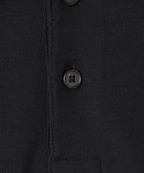green label relaxing（グリーンレーベルリラクシング）の「ハイツイスト カノコ ポロシャツ（ポロシャツ・メンズ・ブラック/ダークブラウン・S/M/L/XL）」の16枚目の写真