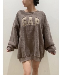 GAP | オーバーサイズ ボア ハート GAPロゴスウェット・トレーナー(スウェット)