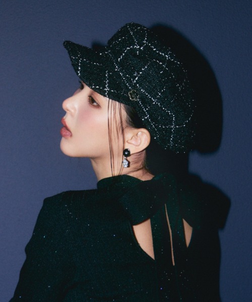 LILY BROWN×MARY QUANT】デイジーモチーフキャスケット