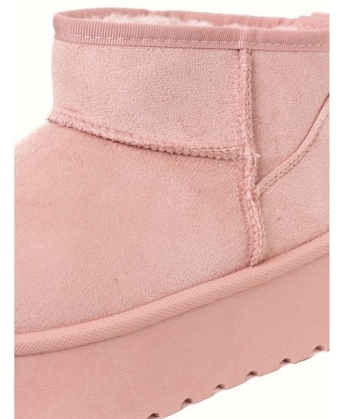 R&E】マイクロミニ厚底ムートンブーツ（ブーツ）｜R&E（アールアンド