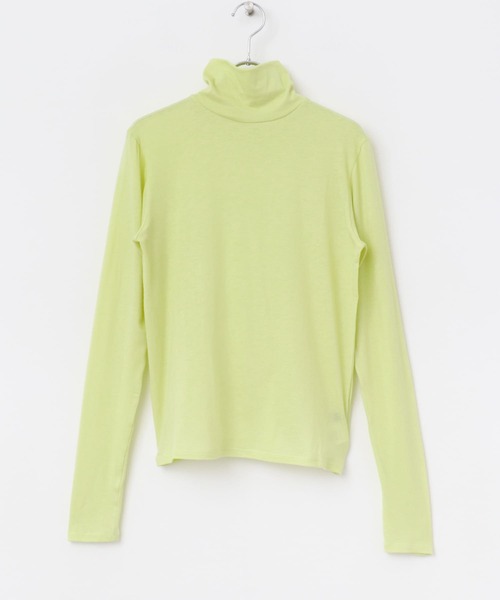 URBAN RESEARCH ROSSO WOMEN（アーバンリサーチ　ロッソ）の「シルク混タートルネックプルオーバー（Tシャツ/カットソー・レディース・オフホワイト/ブルー系その他/イエロー・FREE）」の14枚目の写真