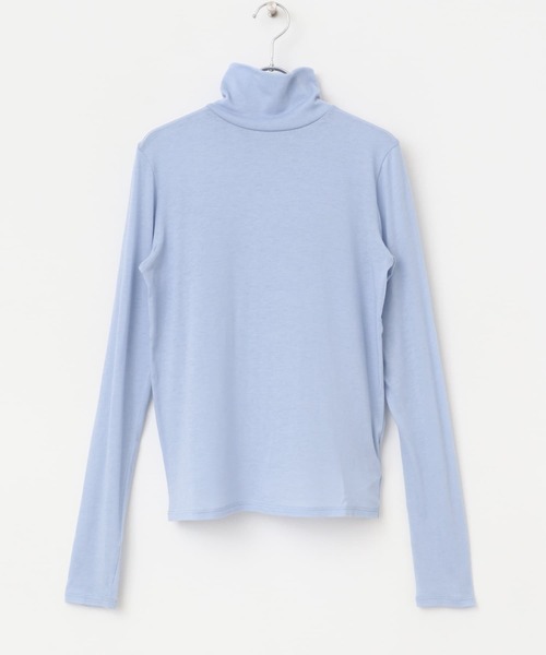 URBAN RESEARCH ROSSO WOMEN（アーバンリサーチ　ロッソ）の「シルク混タートルネックプルオーバー（Tシャツ/カットソー・レディース・オフホワイト/ブルー系その他/イエロー・FREE）」の15枚目の写真