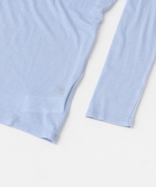 URBAN RESEARCH ROSSO WOMEN（アーバンリサーチ　ロッソ）の「シルク混タートルネックプルオーバー（Tシャツ/カットソー・レディース・オフホワイト/ブルー系その他/イエロー・FREE）」の16枚目の写真