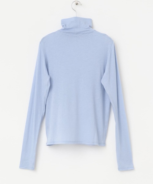 URBAN RESEARCH ROSSO WOMEN（アーバンリサーチ　ロッソ）の「シルク混タートルネックプルオーバー（Tシャツ/カットソー・レディース・オフホワイト/ブルー系その他/イエロー・FREE）」の17枚目の写真