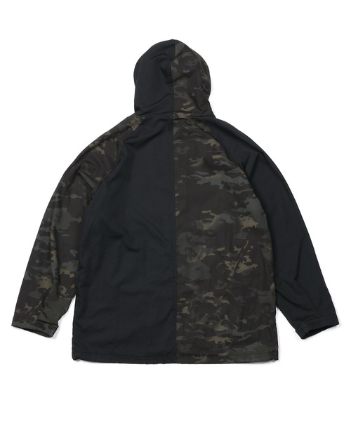 The DUFFER of ST.GEORGE（ザダファーオブセントジョージ）の「【WEB限定アイテム】CAMO MIX MOUNTAIN PARKA：ミックスカモ マウンテンパーカー（マウンテンパーカー・メンズ・ブラック・X-LARGE/LARGE/MEDIUM/SMALL）」の7枚目の写真