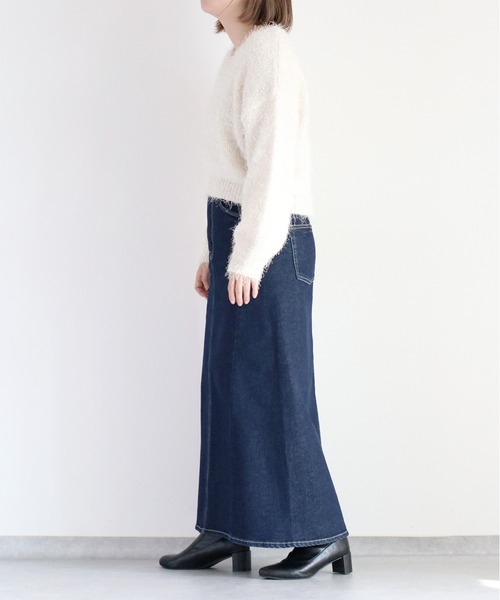 cepo(セポ)の「マルチジップデニムロングスカート〈低身長 / 高身長サイズあり〉(デニムスカート・レディース・ワンウォッシュ/ブルー系2・S/M/L)」の10枚目の写真