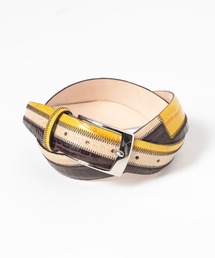 MEN'S BIGI | エンボスパッチワークベルト(ベルト)