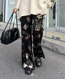 mystic | ベロアフレアパンツ(その他パンツ)