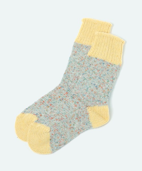 studio CLIP(スタディオクリップ)の「【daily CLIP】H FOOTWEAR ネップソックス(ソックス/靴下・レディース・ブルー/グリーン/レッド/ライトグレー/イエロー/ライトイエロー/ベビーピンク/スカイブルー/ライトブルー/ピンク/オレンジ/ラベンダー/カーキ・FREE)」の9枚目の写真