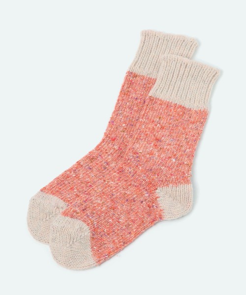 studio CLIP(スタディオクリップ)の「【daily CLIP】H FOOTWEAR ネップソックス(ソックス/靴下・レディース・ブルー/グリーン/レッド/ライトグレー/イエロー/ライトイエロー/ベビーピンク/スカイブルー/ライトブルー/ピンク/オレンジ/ラベンダー/カーキ・FREE)」の11枚目の写真