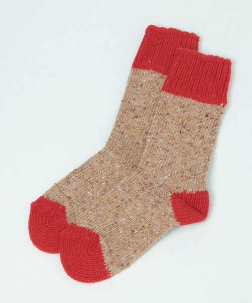 studio CLIP(スタディオクリップ)の「【daily CLIP】H FOOTWEAR ネップソックス(ソックス/靴下・レディース・ブルー/グリーン/レッド/ライトグレー/イエロー/ライトイエロー/ベビーピンク/スカイブルー/ライトブルー/ピンク/オレンジ/ラベンダー/カーキ・FREE)」の12枚目の写真