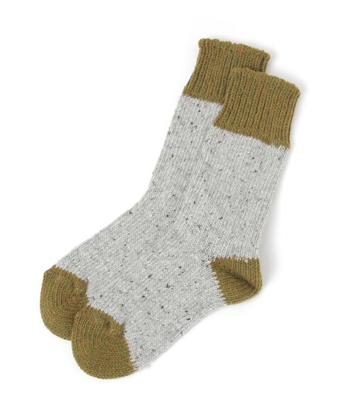 studio CLIP(スタディオクリップ)の「【daily CLIP】H FOOTWEAR ネップソックス(ソックス/靴下・レディース・ブルー/グリーン/レッド/ライトグレー/イエロー/ライトイエロー/ベビーピンク/スカイブルー/ライトブルー/ピンク/オレンジ/ラベンダー/カーキ・FREE)」の2枚目の写真