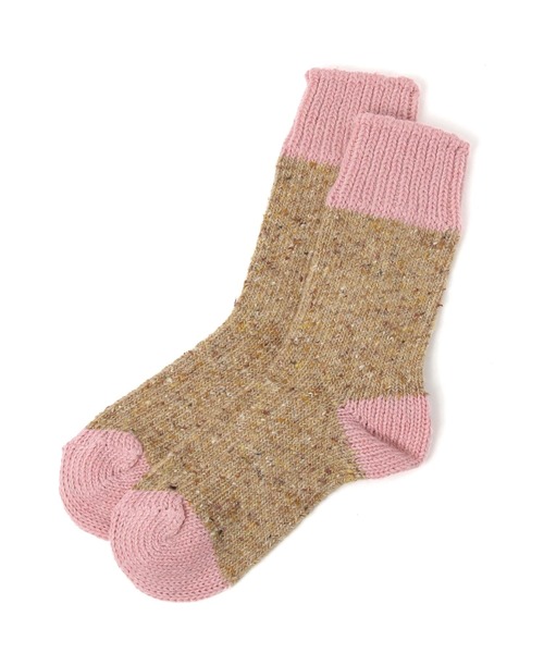 studio CLIP(スタディオクリップ)の「【daily CLIP】H FOOTWEAR ネップソックス(ソックス/靴下・レディース・ブルー/グリーン/レッド/ライトグレー/イエロー/ライトイエロー/ベビーピンク/スカイブルー/ライトブルー/ピンク/オレンジ/ラベンダー/カーキ・FREE)」の10枚目の写真