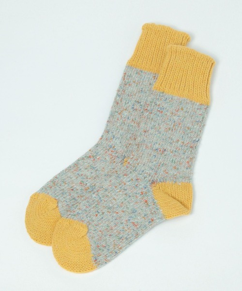 studio CLIP(スタディオクリップ)の「【daily CLIP】H FOOTWEAR ネップソックス(ソックス/靴下・レディース・ブルー/グリーン/レッド/ライトグレー/イエロー/ライトイエロー/ベビーピンク/スカイブルー/ライトブルー/ピンク/オレンジ/ラベンダー/カーキ・FREE)」の8枚目の写真