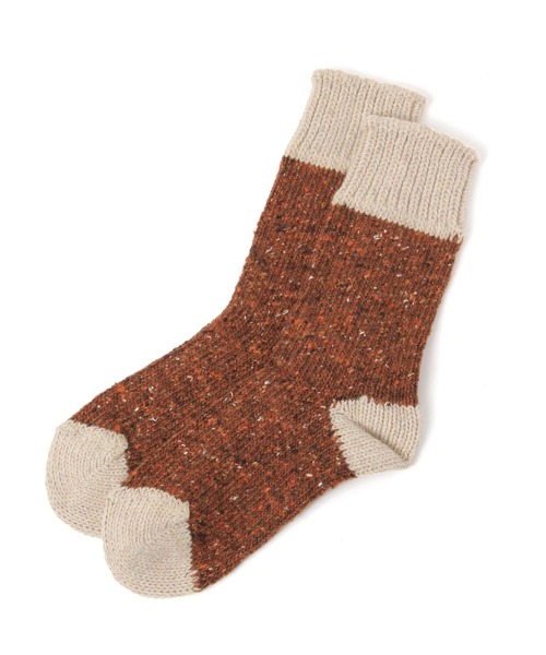 studio CLIP(スタディオクリップ)の「【daily CLIP】H FOOTWEAR ネップソックス(ソックス/靴下・レディース・ブルー/グリーン/レッド/ライトグレー/イエロー/ライトイエロー/ベビーピンク/スカイブルー/ライトブルー/ピンク/オレンジ/ラベンダー/カーキ・FREE)」の13枚目の写真