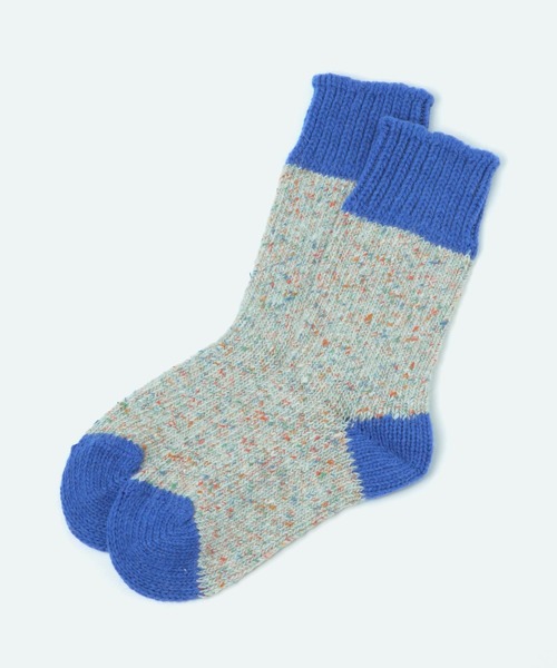 studio CLIP(スタディオクリップ)の「【daily CLIP】H FOOTWEAR ネップソックス(ソックス/靴下・レディース・ブルー/グリーン/レッド/ライトグレー/イエロー/ライトイエロー/ベビーピンク/スカイブルー/ライトブルー/ピンク/オレンジ/ラベンダー/カーキ・FREE)」の5枚目の写真