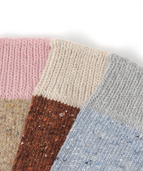 studio CLIP(スタディオクリップ)の「【daily CLIP】H FOOTWEAR ネップソックス(ソックス/靴下・レディース・ブルー/グリーン/レッド/ライトグレー/イエロー/ライトイエロー/ベビーピンク/スカイブルー/ライトブルー/ピンク/オレンジ/ラベンダー/カーキ・FREE)」の20枚目の写真