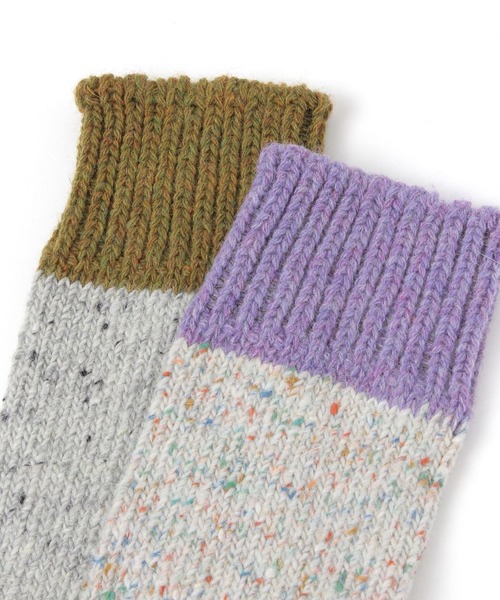 studio CLIP(スタディオクリップ)の「【daily CLIP】H FOOTWEAR ネップソックス(ソックス/靴下・レディース・ブルー/グリーン/レッド/ライトグレー/イエロー/ライトイエロー/ベビーピンク/スカイブルー/ライトブルー/ピンク/オレンジ/ラベンダー/カーキ・FREE)」の21枚目の写真